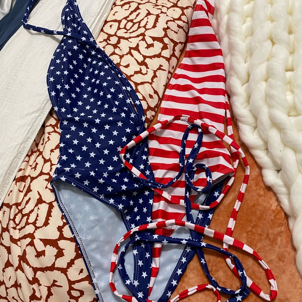 4th of July one piece swimsuit